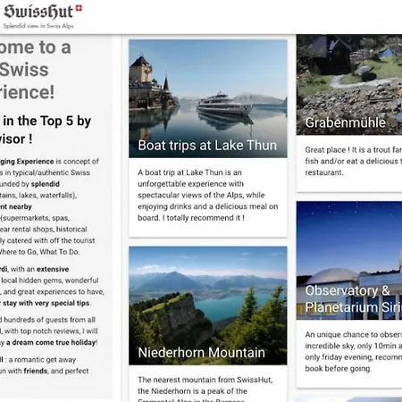 דירה Thun Alps Scenic Views And Concierge By Swisshut Därligen